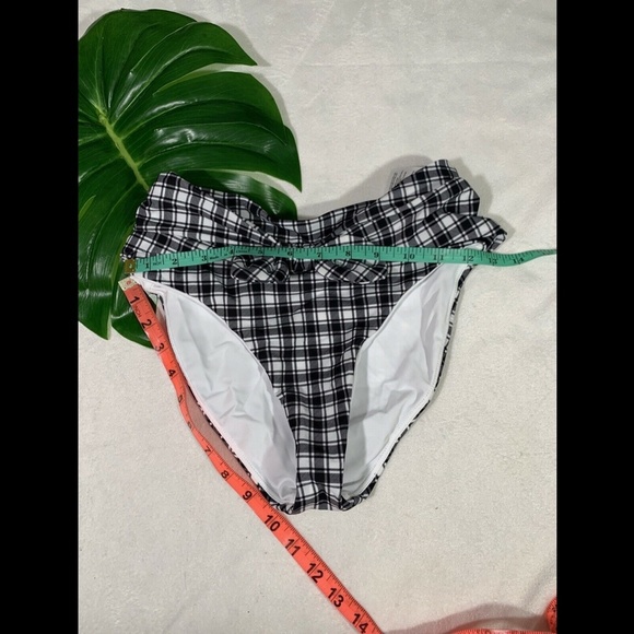 NEW $148 Veronica‎ Beard Azoia Checkered Bikini Bottoms [ SZ XS ] - Picture 7 of 12